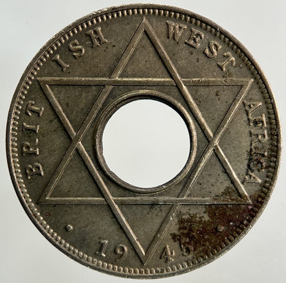 1945 West Africa 1/10 One Tenth Of A Penny Coin | Very Fine Grade