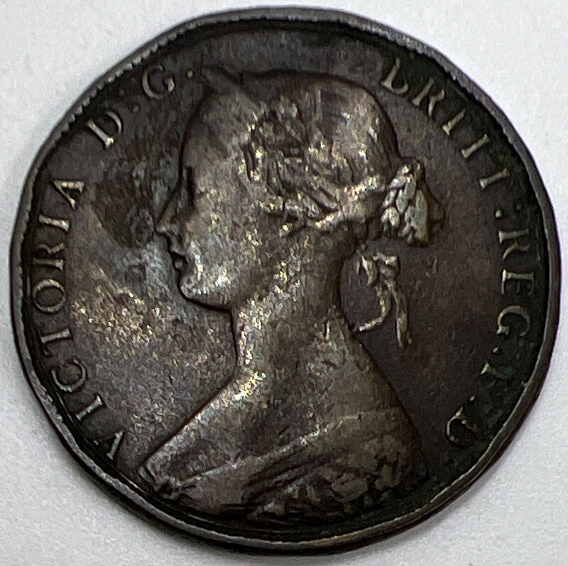 1862 Victoria Half - Penny Coin | British Coin | Collectable Grade | a1078