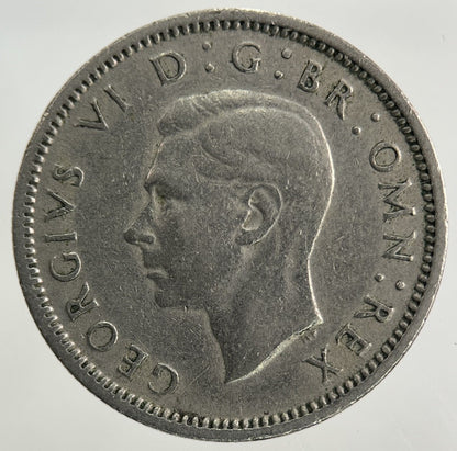 1951 George VI Sixpence Coin | Fine Collectable Grade