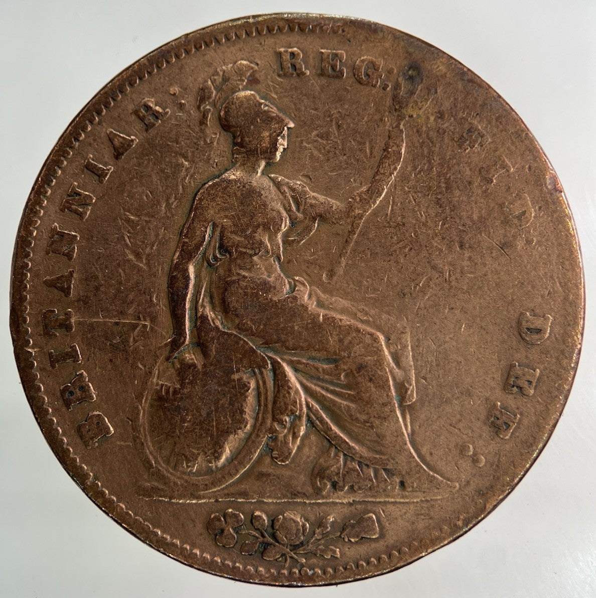 1848 Victoria One Penny Coin | Collectable Grade
