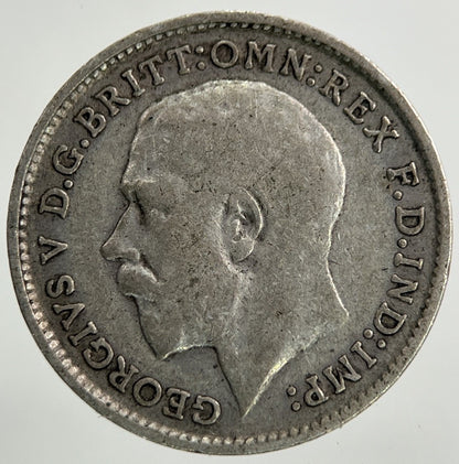 1914 George V Threepence Silver Coin | Fine Collectable Grade