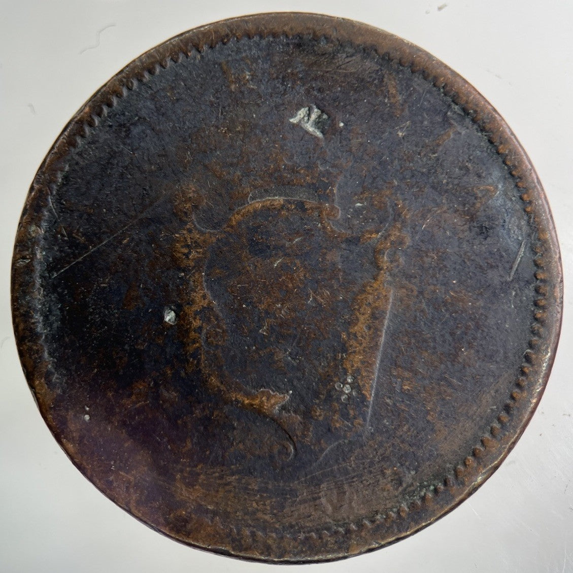 1805 Irish Ireland One Penny Coin | Fair Grade