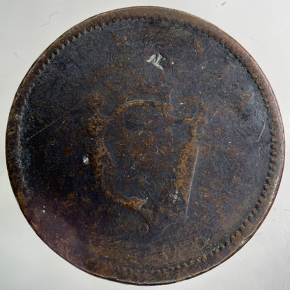 1805 Irish Ireland One Penny Coin | Fair Grade