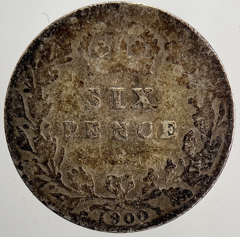 1900 Victoria Sixpence Silver Coin | Collectable Grade