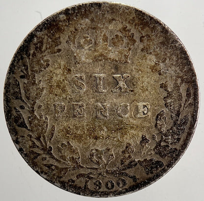 1900 Victoria Sixpence Silver Coin | Collectable Grade