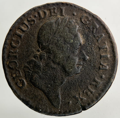 1723 Irish Farthing Coin | Fine Collectable Grade