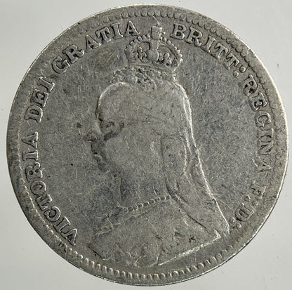 1890 Victoria Threepence Silver Coin | Collectable Grade