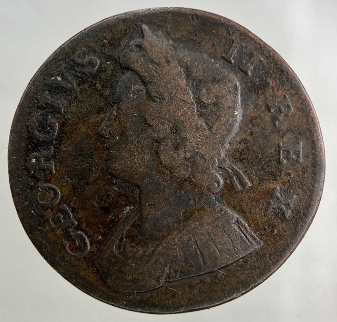 1739 George II 2nd Half - Penny Coin | Fine Collectable Grade