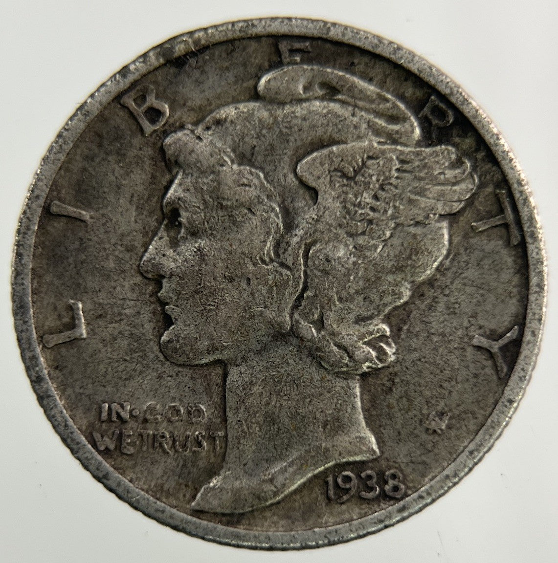 1938 US USA Mercury Dime Silver Coin | Collectable Grade