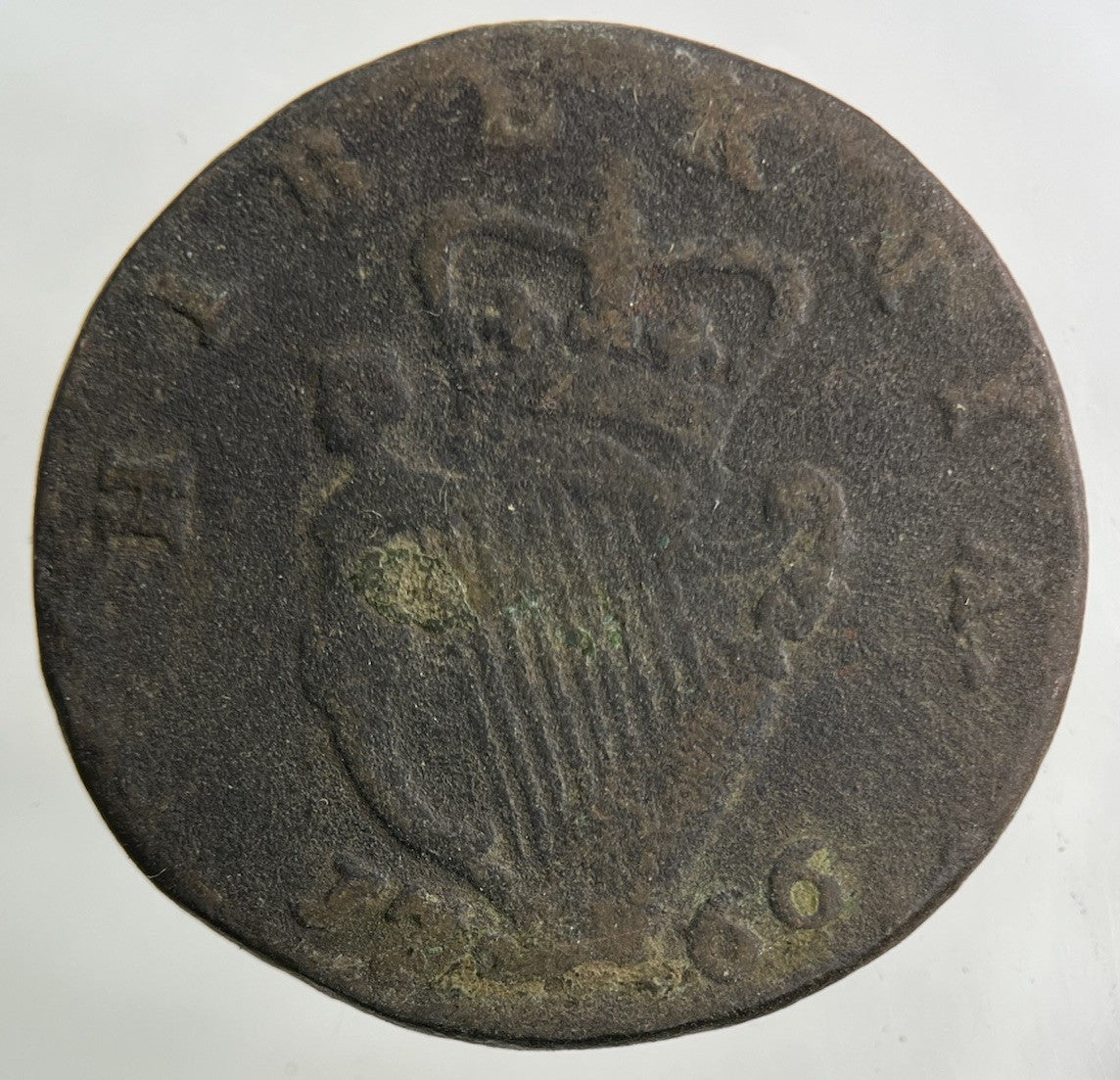1766 Irish Half - Penny Coin | Collectable Grade