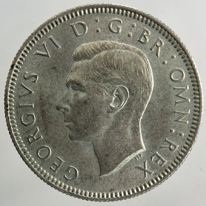 1945 George VI Shilling Silver Coin | Very High Grade
