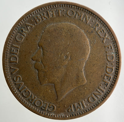 1929 George V Half - Penny Coin | Collectable Grade