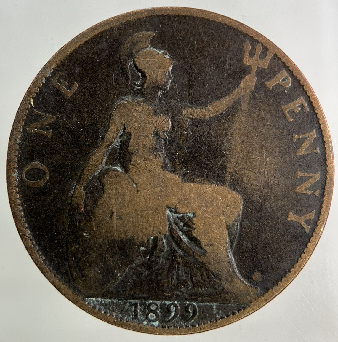 1899 Victoria One Penny Coin | Collectable Grade