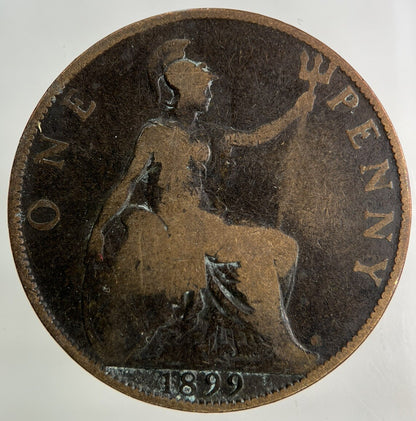 1899 Victoria One Penny Coin | Collectable Grade