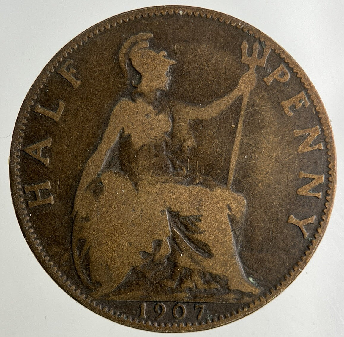 1907 Edward VII Half - Penny Coin | Collectable Grade