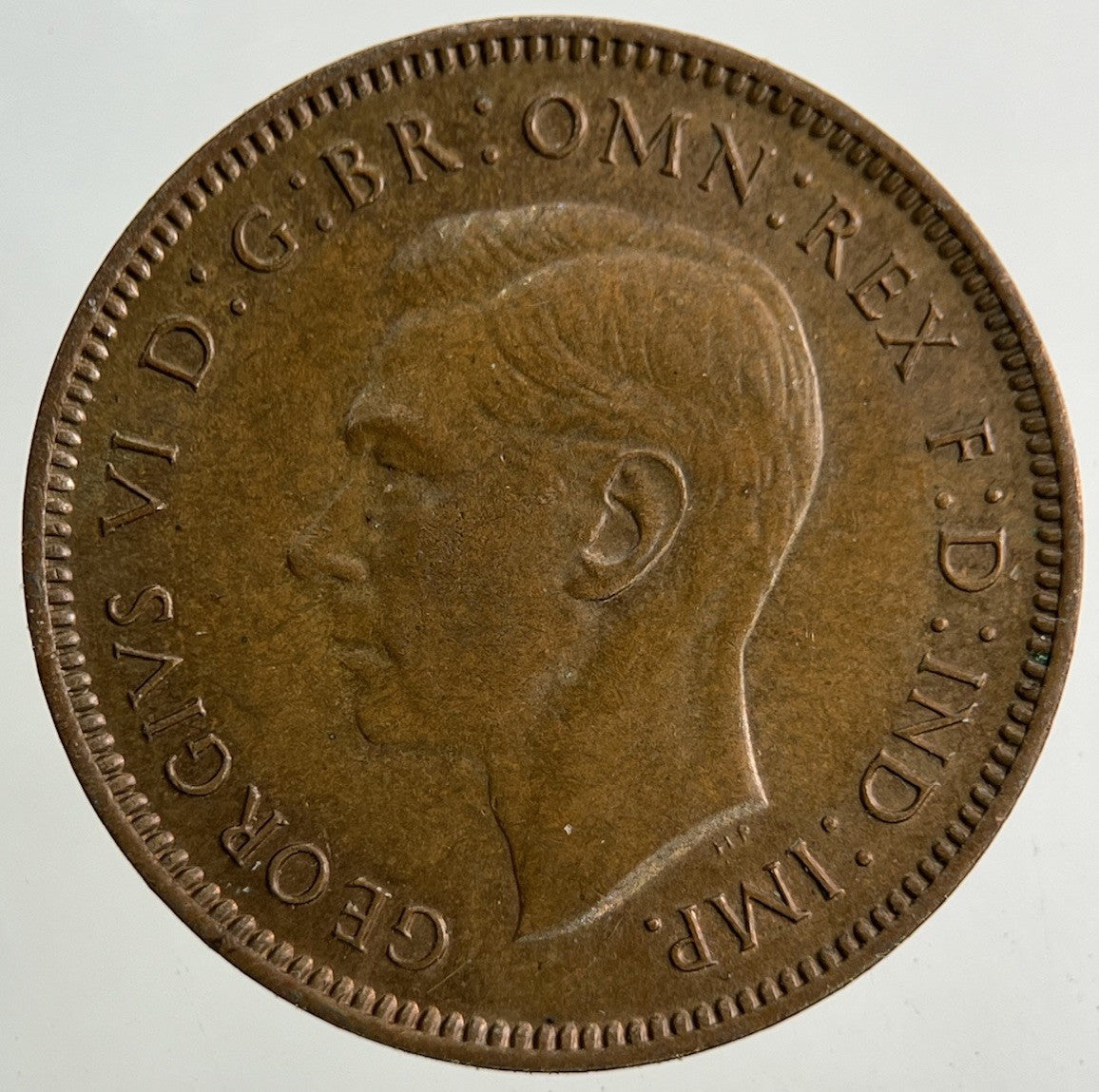 1945 George VI Farthing Coin | Very High Grade