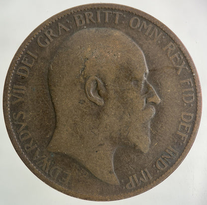 1902 Edward VII One Penny Coin | Collectable Grade