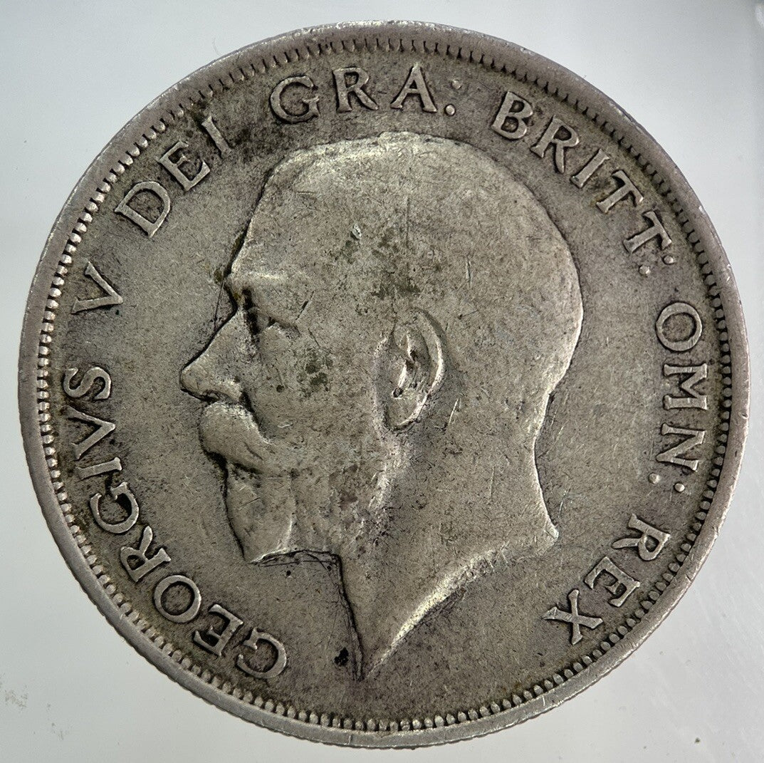 1916 George V Half - Crown Silver Coin | Very High Grade