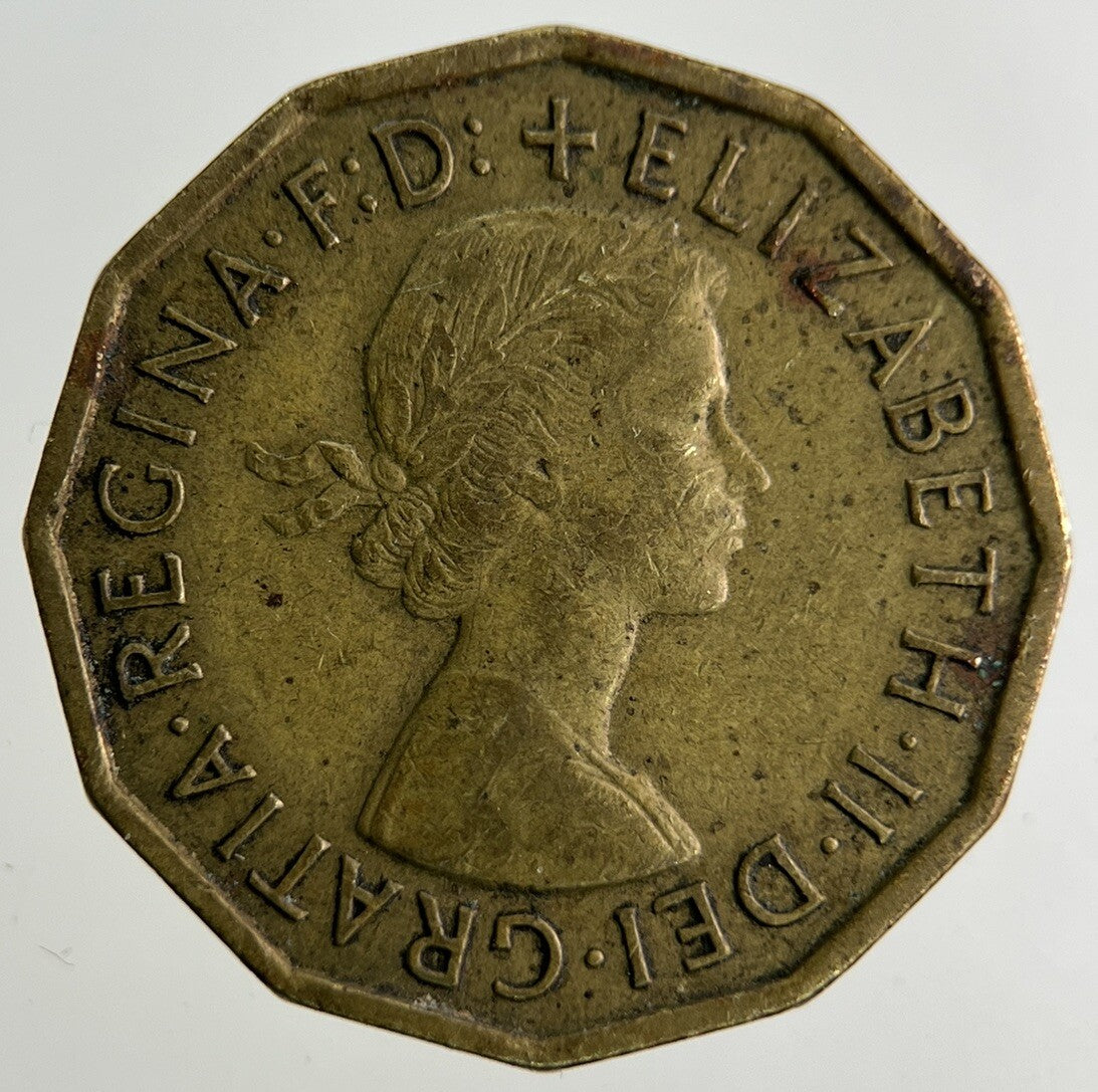 1965 Elizabeth II 2nd Brass Threepence Coin | Fine Collectable Grade
