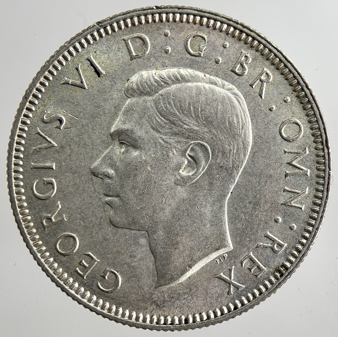 1940 George VI British Shilling Silver Coin | Very Fine Grade | a8351