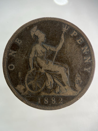 1882 - H Victoria One Penny Coin | Collectable Grade