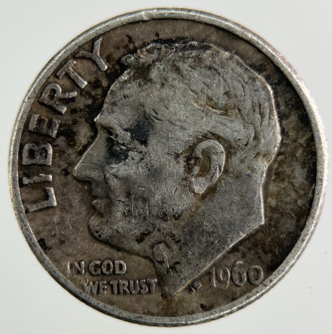 1960 - D US USA Roosevelt Dime Silver Coin | Collectable Grade