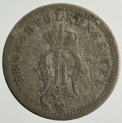 1892 Norway 10 Ore Silver Coin | Fair Grade