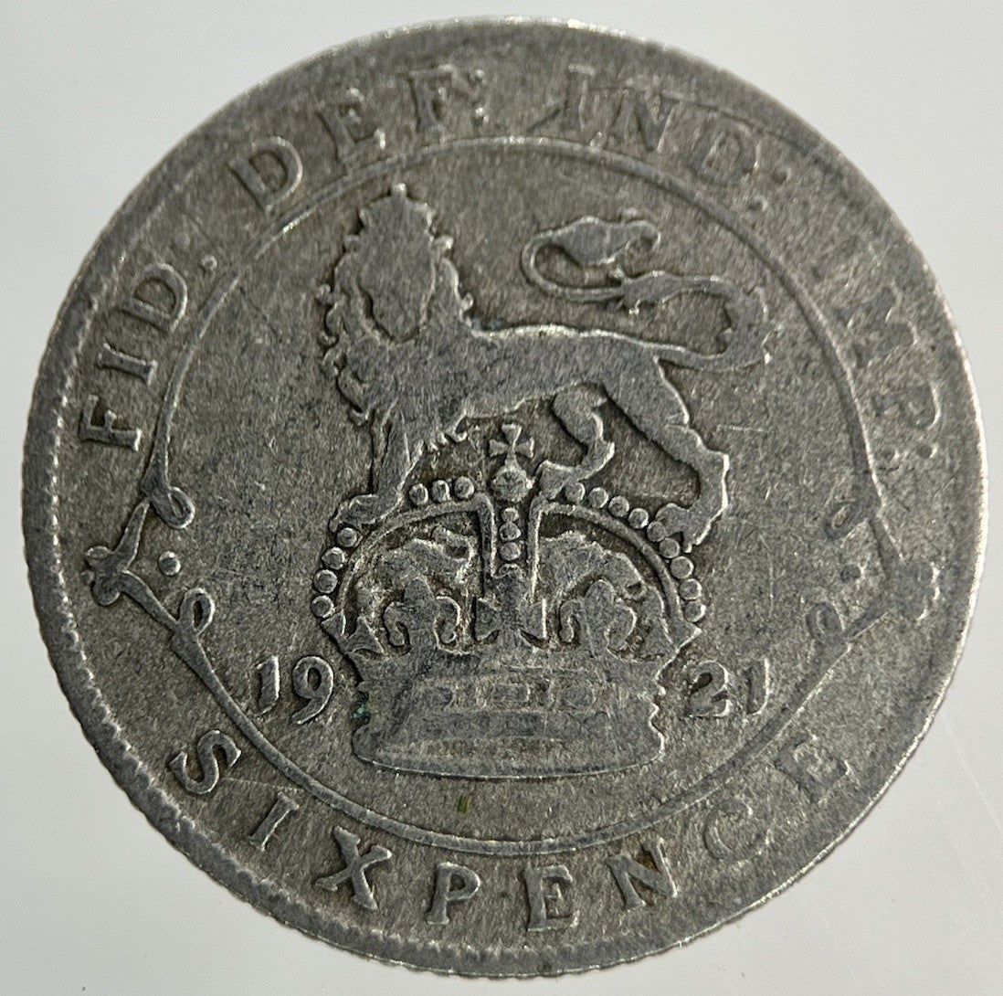 1921 George V Sixpence Silver Coin | Collectable Grade