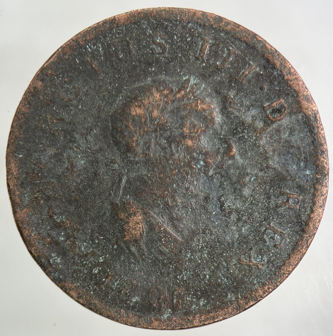 1807 George III 3rd Half - Penny Coin | Fair Grade