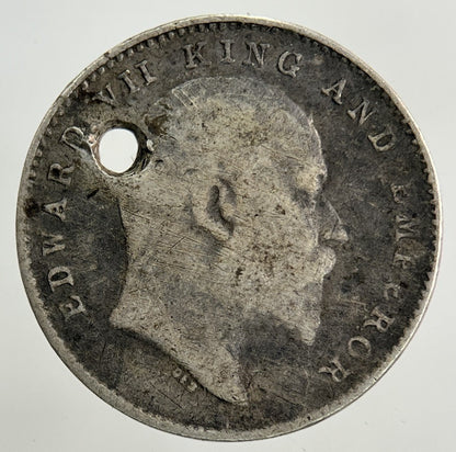 1907 India 2 Annas Silver Coin | Collectable Grade