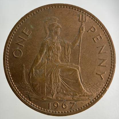 1967 Elizabeth II 2nd One Penny Coin | Fine Collectable Grade