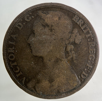 1879 Victoria One Penny Coin | Collectable Grade
