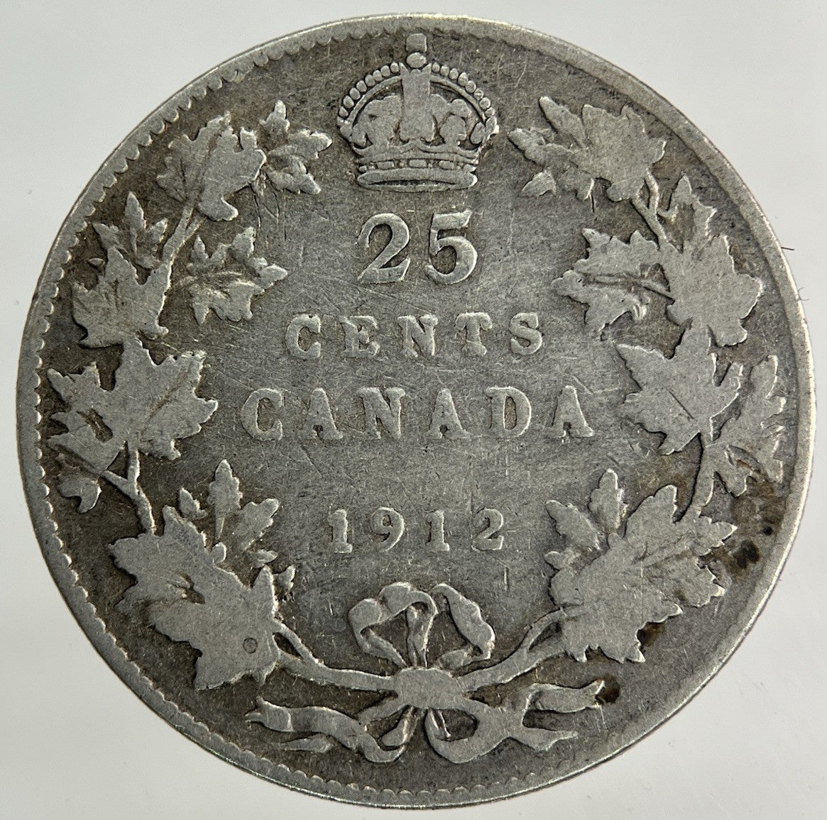 1912 Canada 25 Cents Silver Coin | Collectable Grade