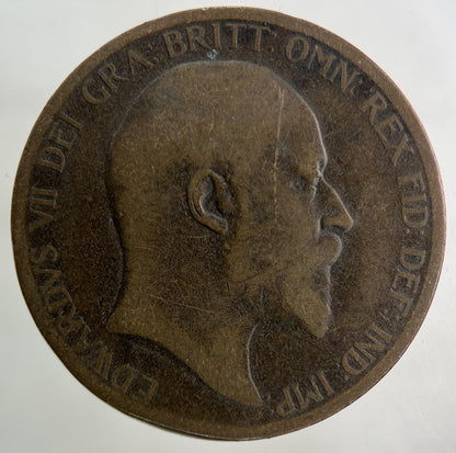 1903 Edward VII One Penny Coin | Collectable Grade