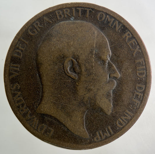 1903 Edward VII One Penny Coin | Collectable Grade