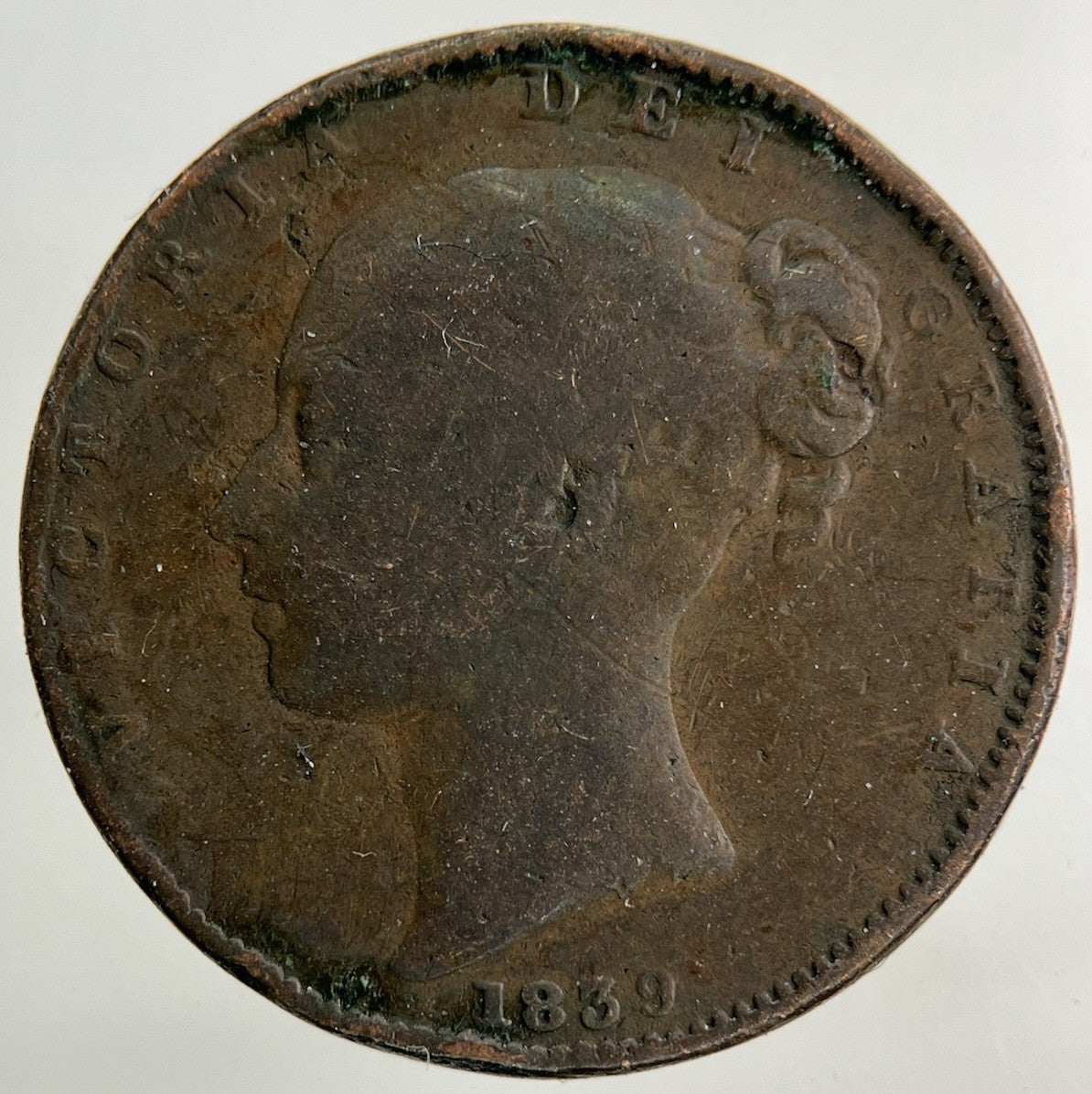 1839 Victoria Farthing Coin | Collectable Grade