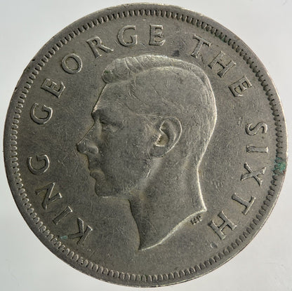 1949 New Zealand Half - Crown Coin | Fine Collectable Grade
