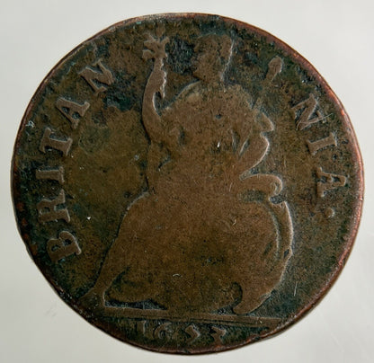1673 Charles II 2nd Farthing Coin | Fine Collectable Grade