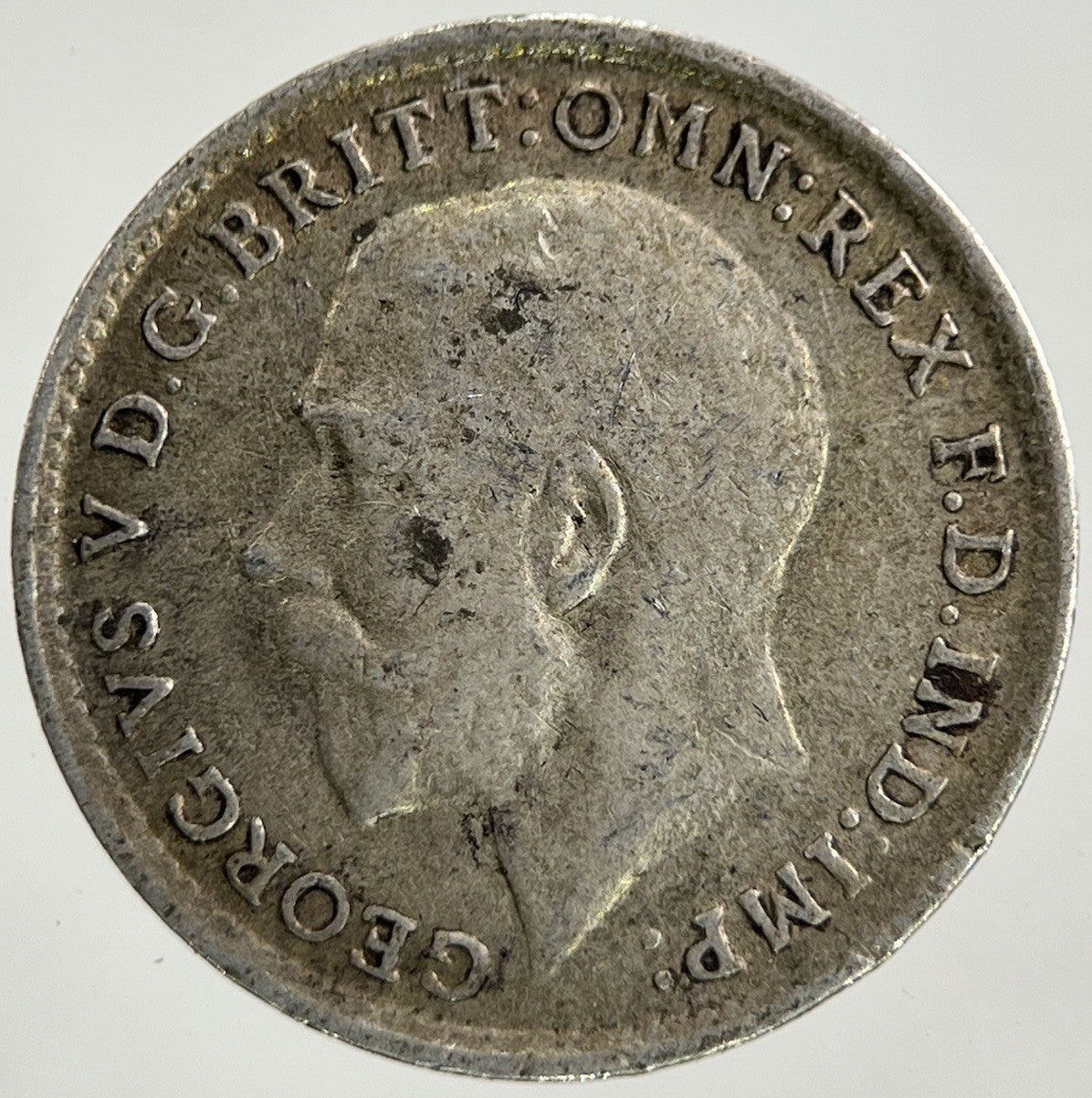 1919 George V Threepence Silver Coin | Fine Collectable Grade