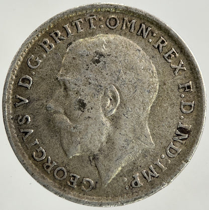 1919 George V Threepence Silver Coin | Fine Collectable Grade
