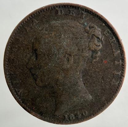 1840 Victoria Farthing Coin | Collectable Grade