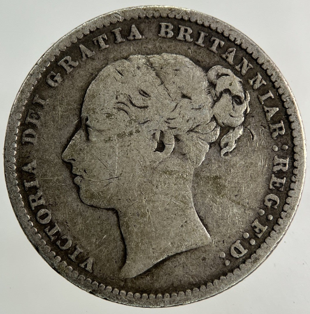 1885 Victoria Shilling Silver Coin | Fine Collectable Grade