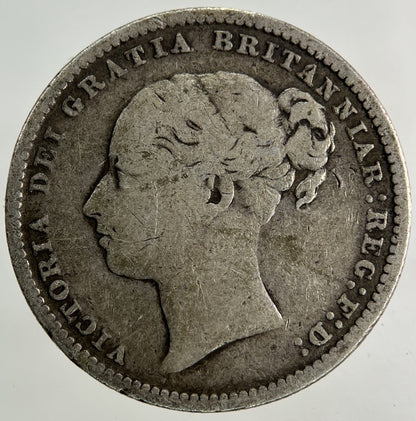 1885 Victoria Shilling Silver Coin | Fine Collectable Grade