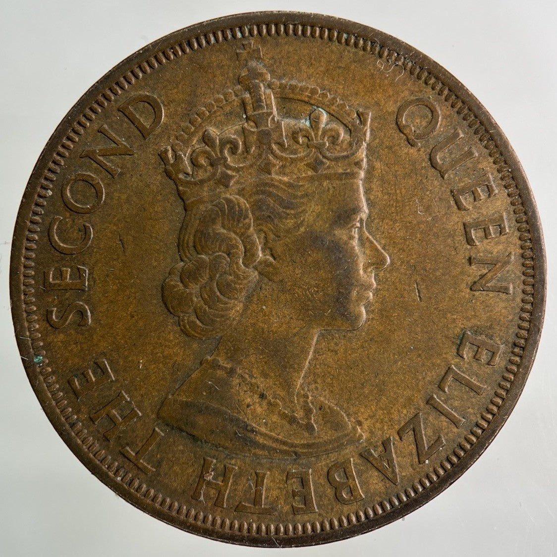 1955 British Caribbean Territories 2 Cents Coin | Fine Collectable Grade