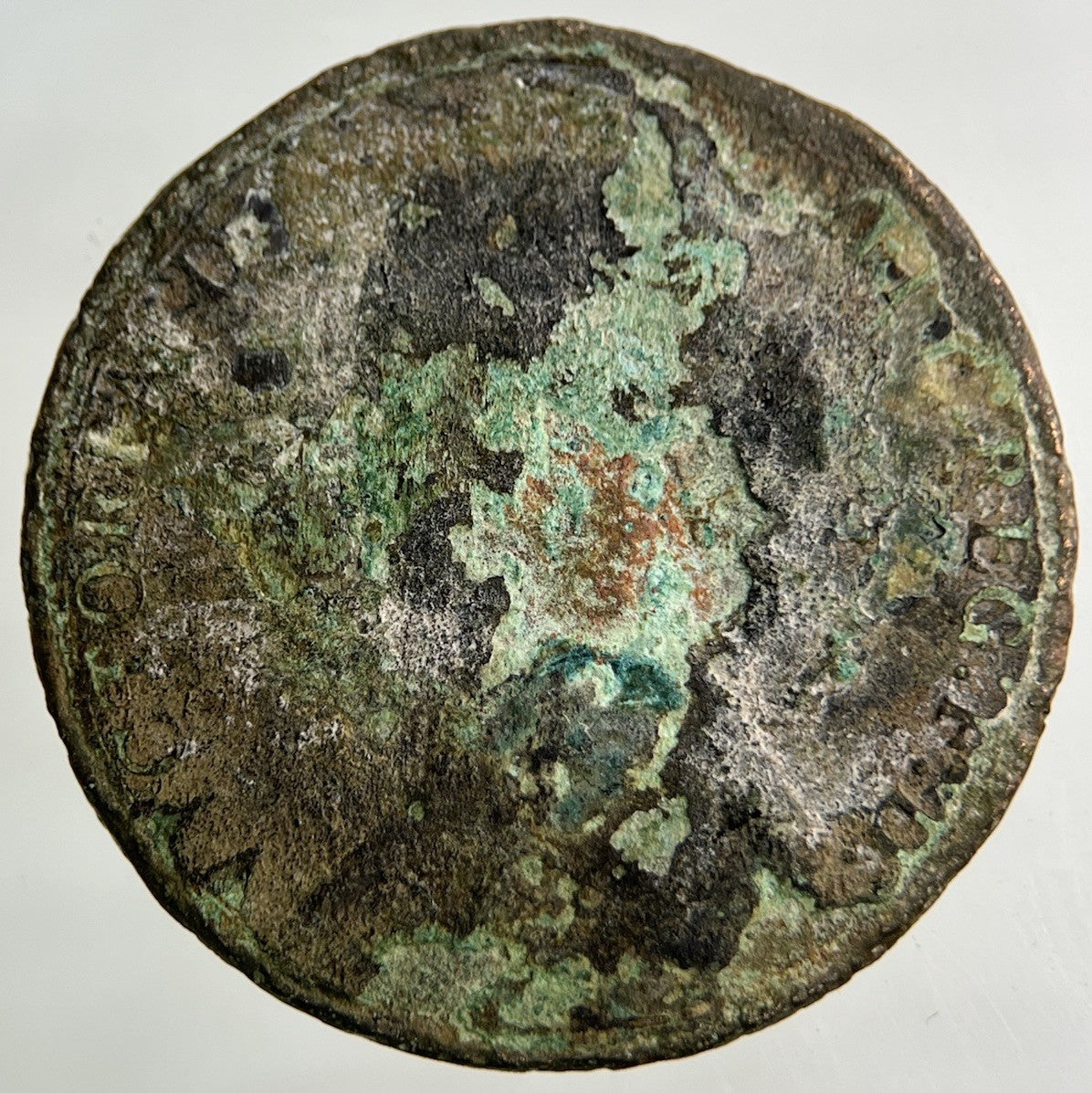 British Victoria Half - Penny Coin | Worn Grade