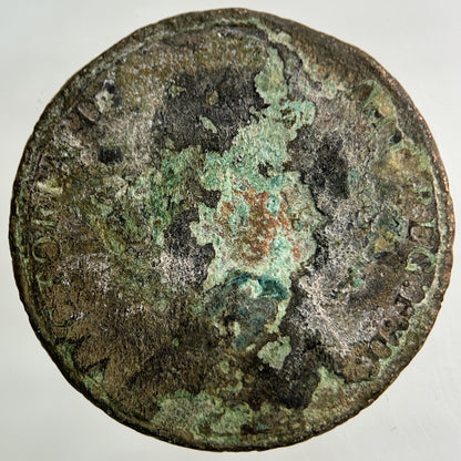 British Victoria Half - Penny Coin | Worn Grade