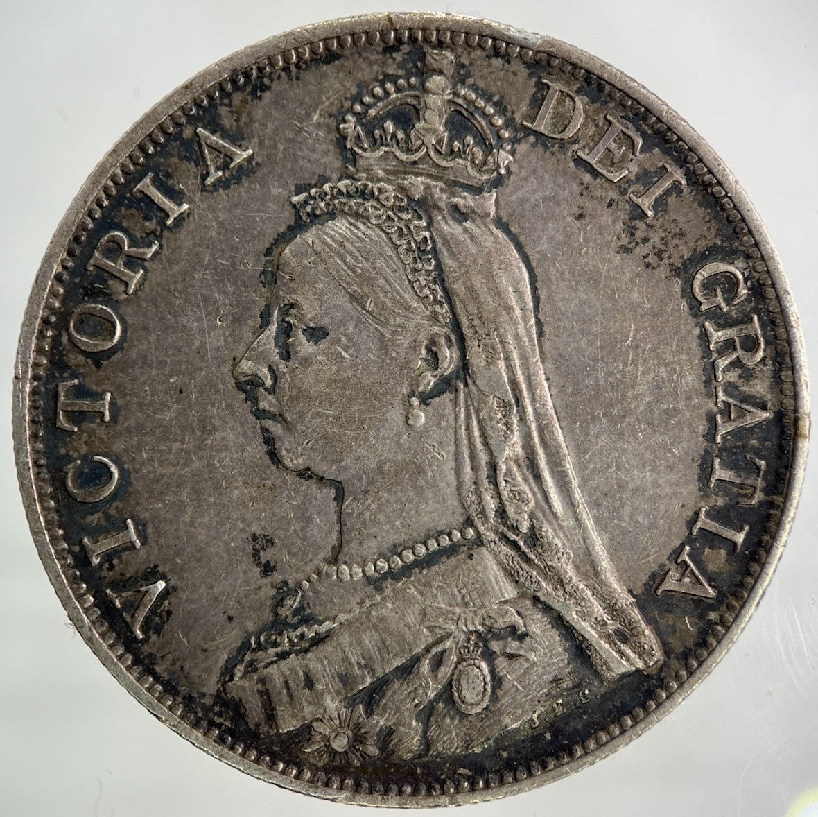 1890 Victoria Double - Florin Silver Coin | Very High Grade