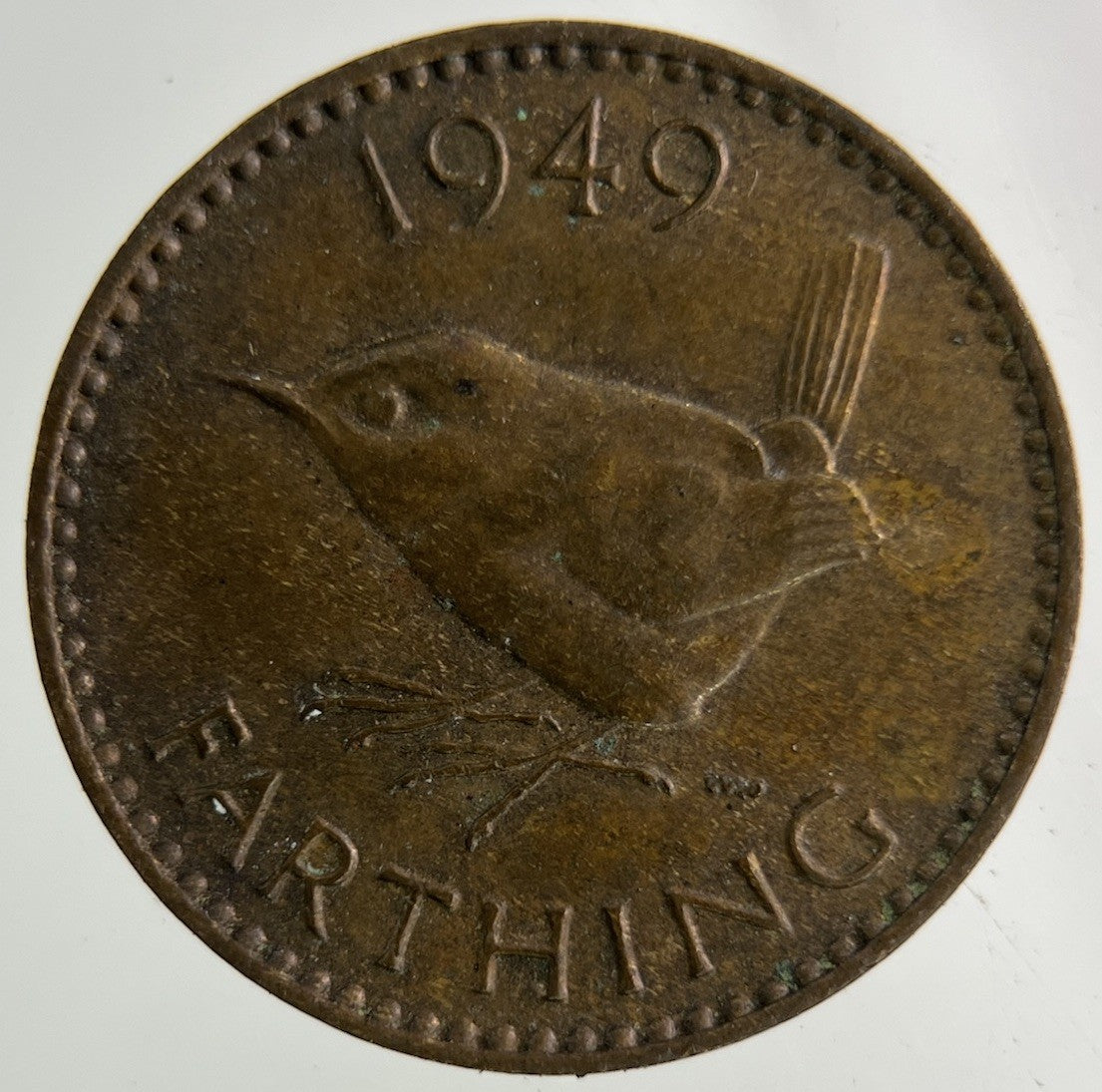 1949 George VI Wren Farthing Coin | Fine Collectable Grade
