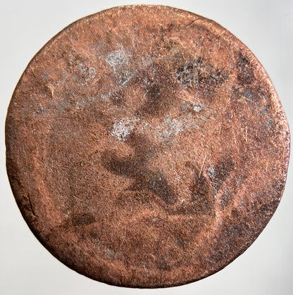 George II 2nd Half - Penny Coin | Worn Grade | a954