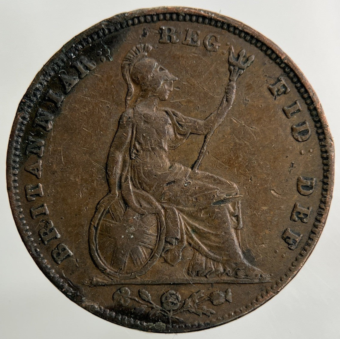 1839 Victoria Farthing Coin | Fine Collectable Grade